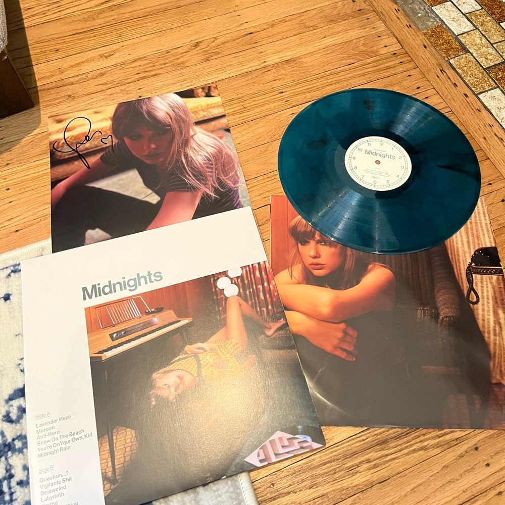COPY - Signed midnights vinyl